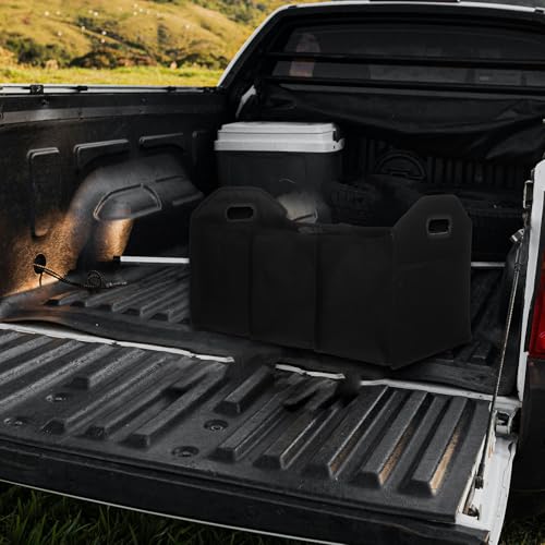 Foldable Car Trunk Oxford Cloth Storage Organizer, Black - view 7