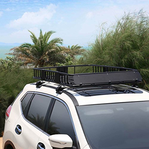 Roof Rack Cargo Basket 64"x39"x4" for SUV Truck Van Car - view 5