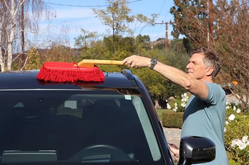 Heritage Edition Wood Handle and Cotton Mop 86242, Red - view 6