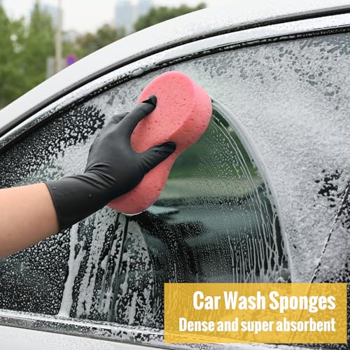 6PCS Car Detailing Brush Set, Ultra Soft Boars Hair Detail Brushes, Automotive Cleaning Brush Kit for Wheels, Air Vent, Leather Seats, Vehicles Auto Exterior Interior Detailing Brushes Tool - view 5