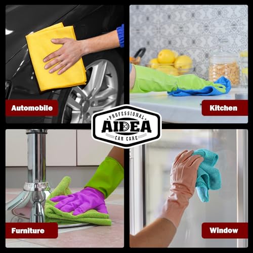 Microfiber Cleaning Cloth 20PK, Microfiber Towels for Cars 12"×12" - view 5