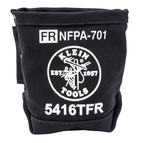 5416TFR Flame Resistant Canvas Tool Bag, 3 Pocket, 9x5x10-Inch