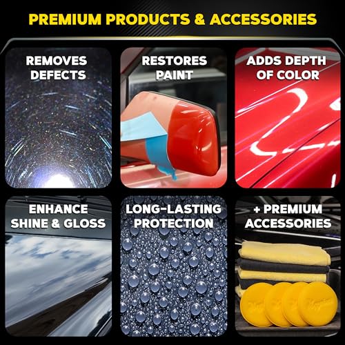 Ultimate 3 Step Paint Care Kit, Car Detailing and Polishing Kit - view 2