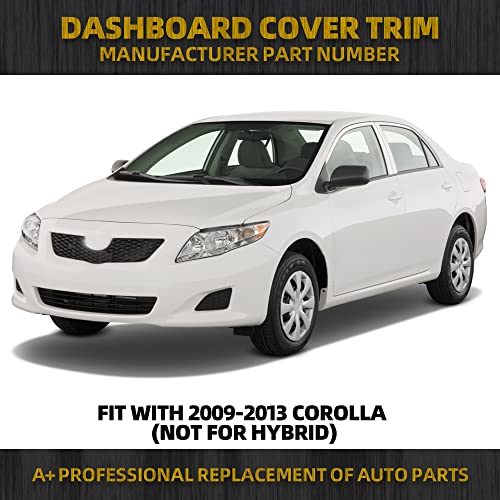 Upper Dashboard Trim Strip Compatible with 09-13 Toyota Corolla - view 4