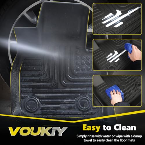 All Weather Car Floor Mats & Cargo Liner Set Fit for GLE 2020 2021 2022 2023 2024 2025 2026 Floor Liners Trunk Liner GLE Cargo Mat Accessories Black - view 4