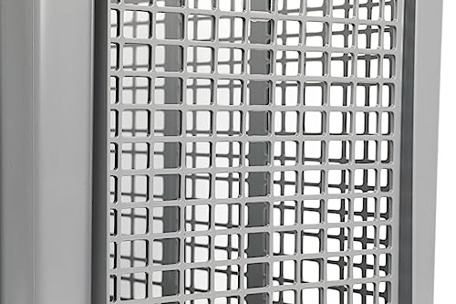 Hudson Exchange 24 x 16 x 8" Mesh Straight Wall Handled Storage Container Tote, Gray - view 5