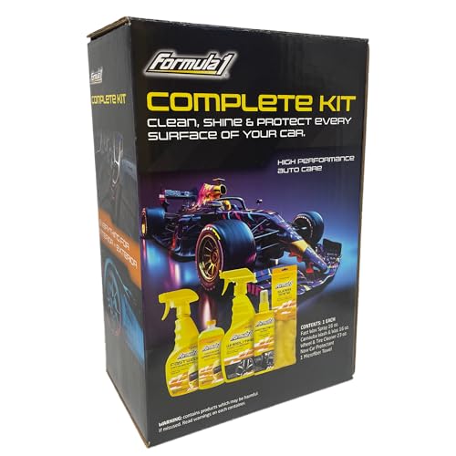 Complete Car Detailing Kit - Clean & Protect Every Surface, Includes Car Wash and Wax, Wheel Cleaner, Interior Spray and Microfiber Towel (5 Piece Bundle) - view 2