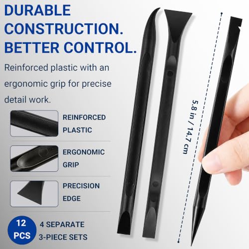 Car Detailing Pick Set, 12Pcs Double-Ended Crevice Cleaning Tools - view 3
