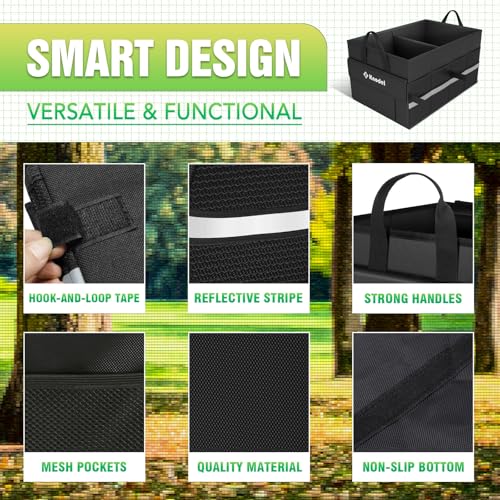 Trunk Organizer for Car, SUV, Truck and Sedan (Small, Black) - view 3