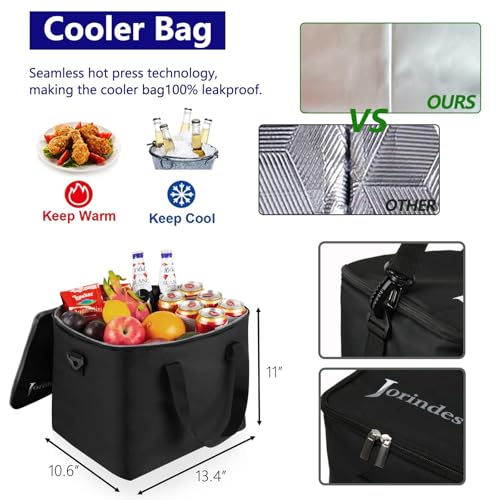 Collapsible Trunk Organizer and Storage for Car with Leak proof Cooler Bag - view 3