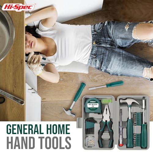 Small Tool Kit Compact Set for Home and Office DIY, Green - view 5