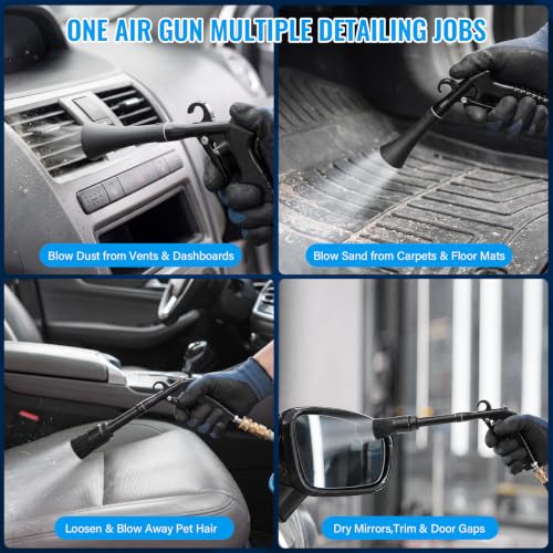 Car Cleaning Gun, Air Nozzle Blower Gun for Car Interior Detailing - view 6