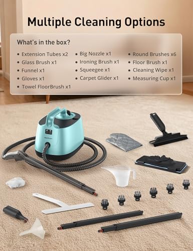 High Pressure Steam Cleaner, 58PSI Heavy Duty 293°F Multipurpose Steam Mop - view 6