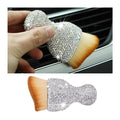 Diamond-Handle Car Detailing Dust Brush, White