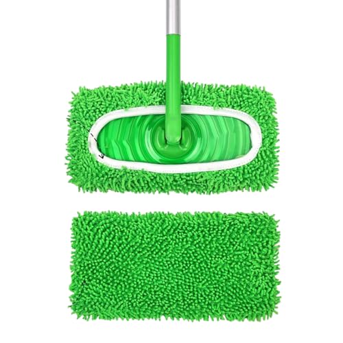 1Pcs Reusable Microfiber Mop Pads Refill Compatible with Swiffer Sweeper