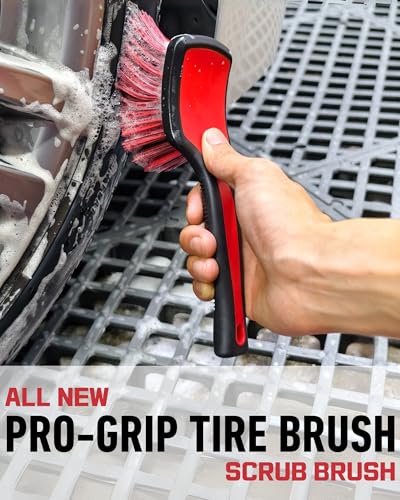 8PCS Wheel Cleaning Kit with Microfiber Brush & Rubber Grip Tire Brush, Twist Loop Drying Towel, Detailing Brush, Applicator for Car Rim and Tire Care - view 2