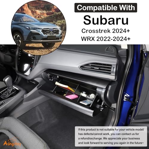 Car Glove Box Organizer Divider Compatible with Subaru Crosstrek 2024-2026 & Subaru WRX 2022-2026, Center Console Glove Box Divider Insert Compartment Organizer Tray Partition ABS Accessories - view 2