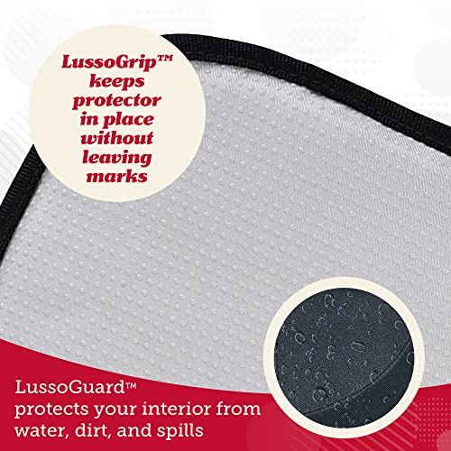 Car Seat Protector - Waterproof Seat Covers for Infant & Cars - Non-Slip 8-Layer Protector - Rear Shield with Mesh Pockets - Black with Red Stitching, Universal Fit - view 6
