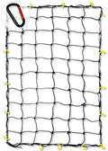 50971A 4'x6' Super Duty Cargo Net, Bungee Net with 16 Detachable Hooks and 4 Carabiners, 4"x4" Mesh for Protecting Small Items, SUV, ATV/UTV, RV, Pickup Truck Bed and Trailer