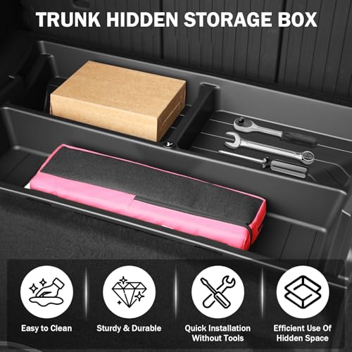 Hidden Trunk Organizer for Tesla Model Y 2019-2026, 5-Seater Only - view 3