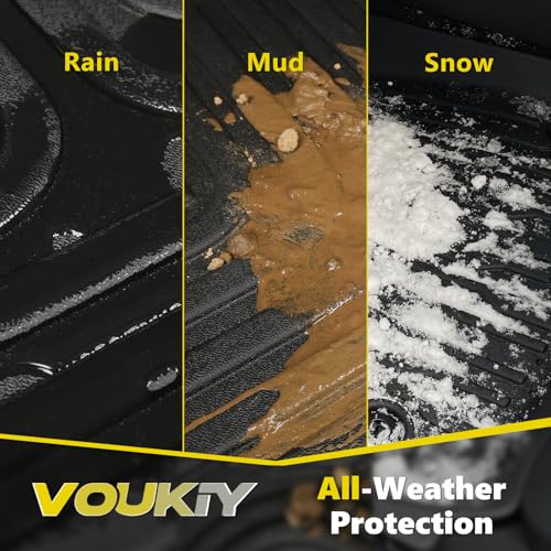 All Weather Car Floor Mats & Cargo Liner Set Fit for GLE 2020 2021 2022 2023 2024 2025 2026 Floor Liners Trunk Liner GLE Cargo Mat Accessories Black - view 6