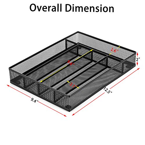 Utensil Drawer Organizer - 5 Compartments - view 2
