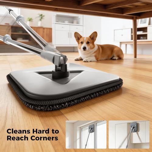 Spin Mop and Bucket Set,Separate Clean & Dirty Water Tank - view 5