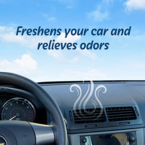 Car Air Freshener, Odor Eliminator, Set of 4 Auto Dual Scent Vent Sticks, New Car and Cool Breeze Scent - view 3