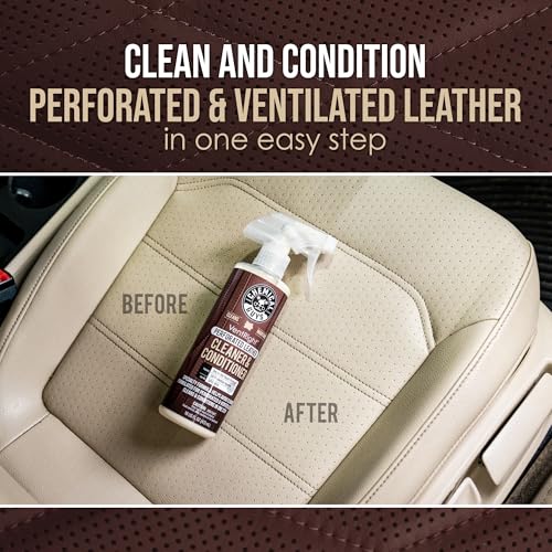 Interior Detailing Bundle, Total Interior Cleaner Protectant 16 oz with VentRight Perforated Leather Cleaner & Conditioner 16 oz for Cars, Trucks, SUVs, RV Care - view 6