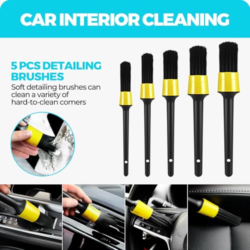 30Pcs Car Detailing Kit for Interior, Exterior and Wheel Cleaning - view 5