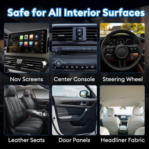 10-Piece Car Detailing Kit, No-Rinse Interior cleaner, 16.9 oz - view 5