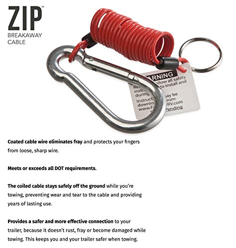 Zip 6 Foot Breakaway Cable 80-01-2160 RED - view 3