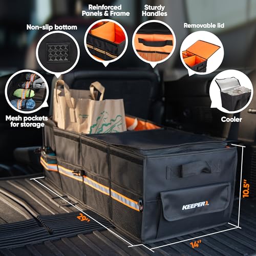 70L Extra Large Trunk Organizer with Cooler for SUV, Car & Minivan - view 4
