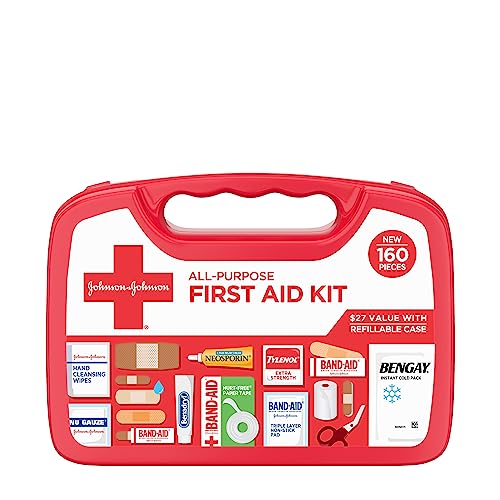 All-Purpose Portable Compact First Aid Kit for Minor Cuts & Band-Aid Brand Adhesive Bandage Family Variety Pack - view 2