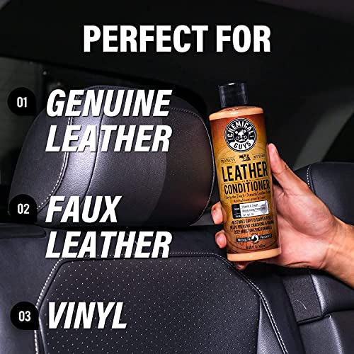 SPI_109_04B Leather Cleaner and Conditioner Complete Leather Care Kit (2 - 4 fl oz Bottles) with ACC_S95 Long Bristle Horse Hair Leather Cleaning Brush, 1 Pack (3 Item Bundle) - view 4