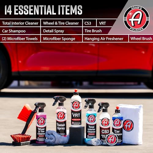 Essential Car Wash Kit (14-Item) - Auto Detailing Car Care Cleaning Kit Car & Truck Lovers, Dads, Moms and DIYers - view 2