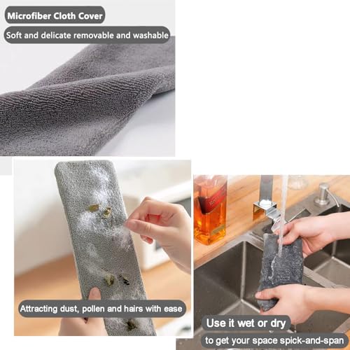 Dust Brush Under Appliance Microfiber Duster 40 - 55 in with 2 Cloth - view 5