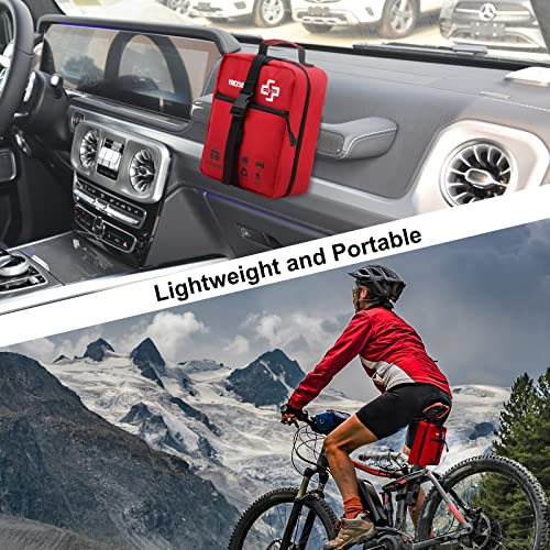 400 Piece Large First Aid Kit for Home, Car, Travel, Camping,Sports - view 6