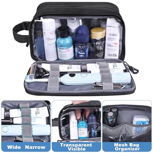 Hygiene Bag for Men, Tactical Toiletry Shower Shaving Kit Bag - view 2