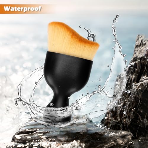 Car Interior Detailing Brush, 2PCS Car Interior Cleaning Soft Brush, Curved Design Car Cleaning Brush Dust Collectors, Car Interior Cleaning Tool Brush with Cover - view 5