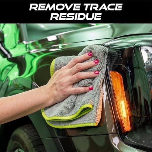 Utility Microfiber Towels for Cars, 16 x 16 Inch, 8 Pack - view 2