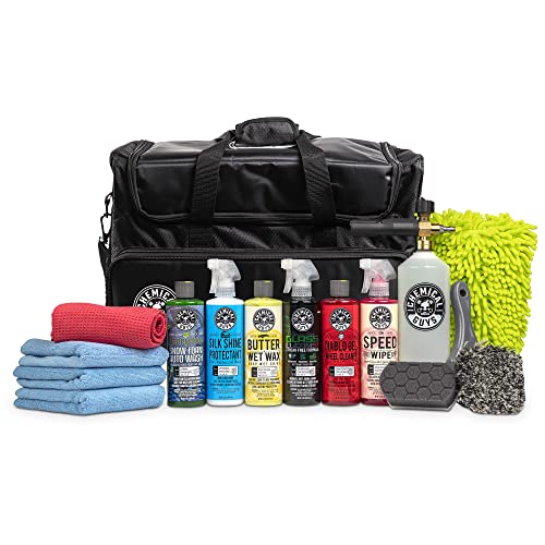 15-Piece Arsenal Builder Car Wash Kit, Foam Cannon & Bag