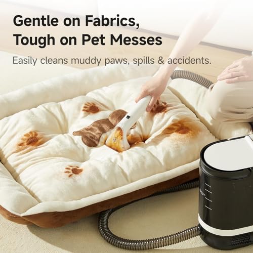 Carpet Cleaner Machine with Powerful Suction for Pets with Cleaning Tools& Solution Carpet Cleaner for Cars,Couch,Furniture Set of 1 - view 3