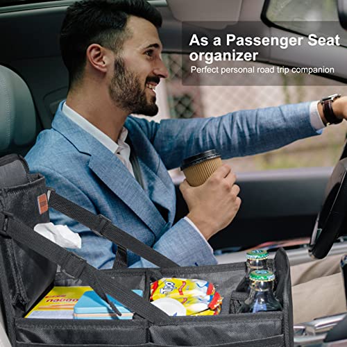 Kids Car Backseat Organizer Between Middle Seats Easy Reach Storage Caddy - view 4