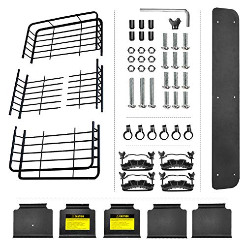 Roof Rack Cargo Basket 64"x39"x4" for SUV Truck Van Car - view 6