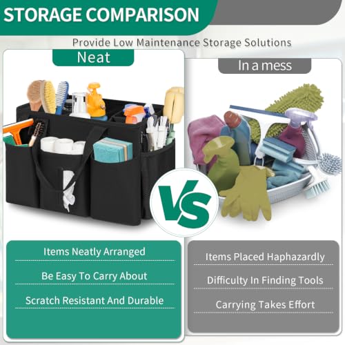 Wearable Cleaning Caddy Bag for Cleaning Supplies, Large Capacity - view 4