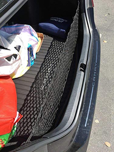Rear Trunk Organizer Cargo Net for TOYOTA CAMRY 2018-2025 – Envelope Style Cargo Net for Sedan - Premium Mesh Car Trunk Organizer Vehicle Carrier Storage – Compatible with TOYOTA CAMRY - view 7