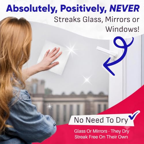 Premium Microfiber Cleaning Cloth (3-Pack), Reusable Glass Cleaning Towel, Lint-Free Polishing Cloth for Windows, Mirrors, Chrome, Stainless Steel, Granite, Home & Auto - view 2