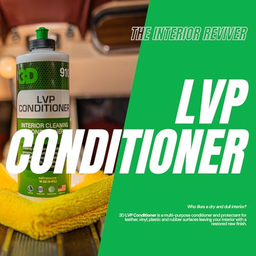 Leather, Vinyl & Plastic Conditioner | Restores, Conditions & Protects Car Interiors | Non-Greasy UV Protection for Seats, Steering Wheels, & Trim |16 oz - view 3