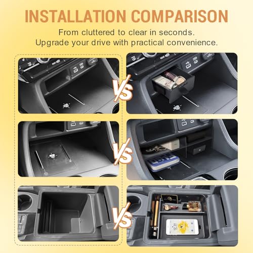 3PCS Center Console Organizer Insert Tray for Honda Pilot & Passport - view 5